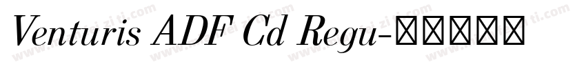 Venturis ADF Cd Regu字体转换